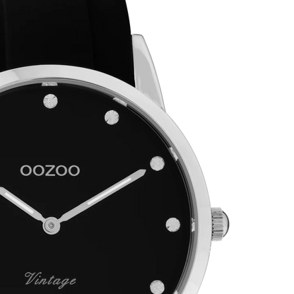 OOZOO C20177 38MM Timepieces Black Rubber Strap