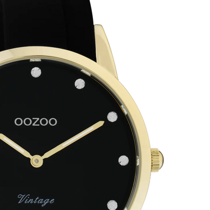 OOZOO C20178 38MM Timepieces Black Rubber Strap