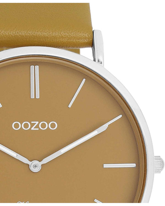 OOZOO C20326 40mm Vintage Olive Leather Strap