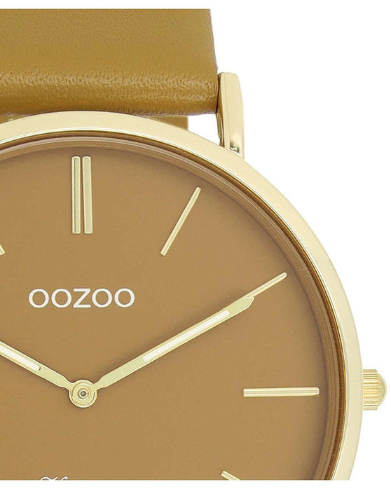 OOZOO C20327 40mm Vintage Olive Leather Strap