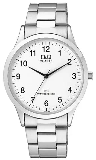 Q&Q C212J204Y Silver Stainless Steel Bracelet