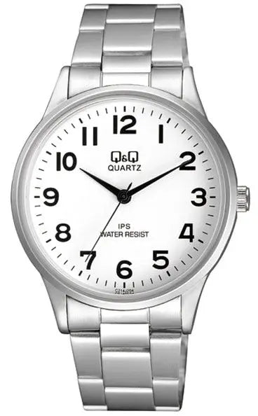 Q&Q C214J204Y Silver Stainless Steel Bracelet