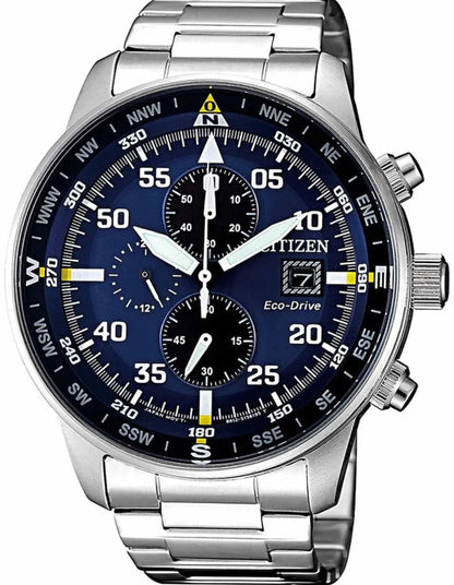 Citizen CA0690-88L Eco-Drive Chronograph Stainless Steel Bracelet
