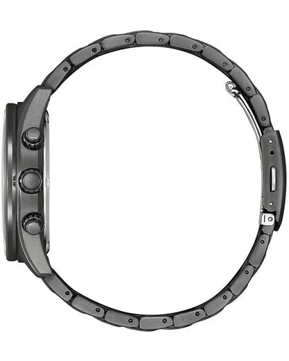Citizen CA0775-79E Eco-Drive Chronograph Black Stainless Steel Bracelet