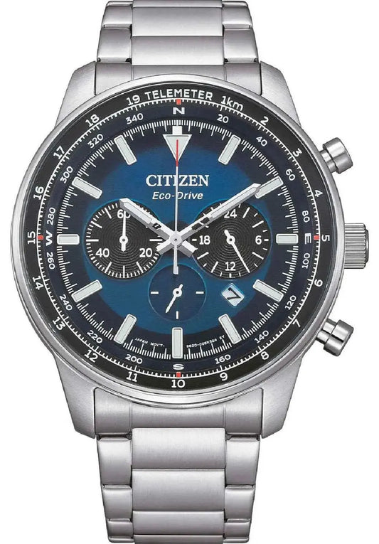 Citizen CA4500-91L Eco-Drive Chronograph Stainless Steel Bracelet
