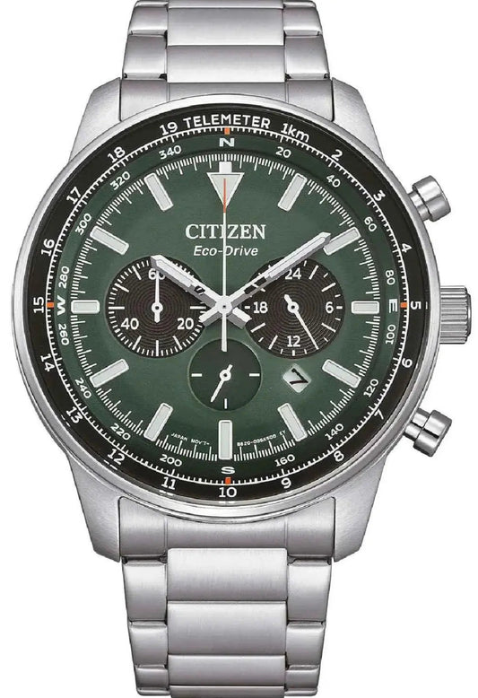 Citizen CA4500-91X Eco-Drive Chronograph Stainless Steel Bracelet