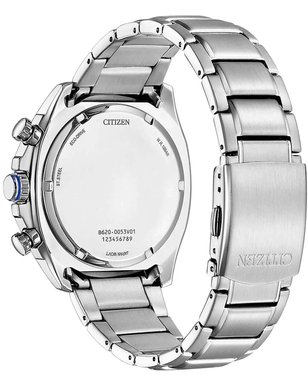 Citizen CA4560-81L Eco-Drive Chronograph Stainless Steel Bracelet