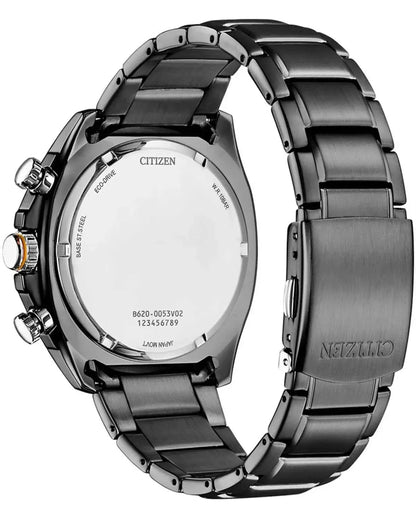 Citizen CA4567-82H Eco-Drive Chronograph Black Stainless Steel Bracelet