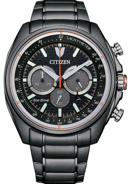 Citizen CA4567-82H Eco-Drive Chronograph Black Stainless Steel Bracelet