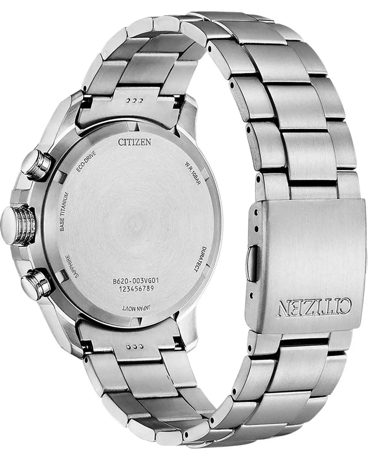 Citizen CA4570-88L Eco-Drive Chronograph Titanium Bracelet