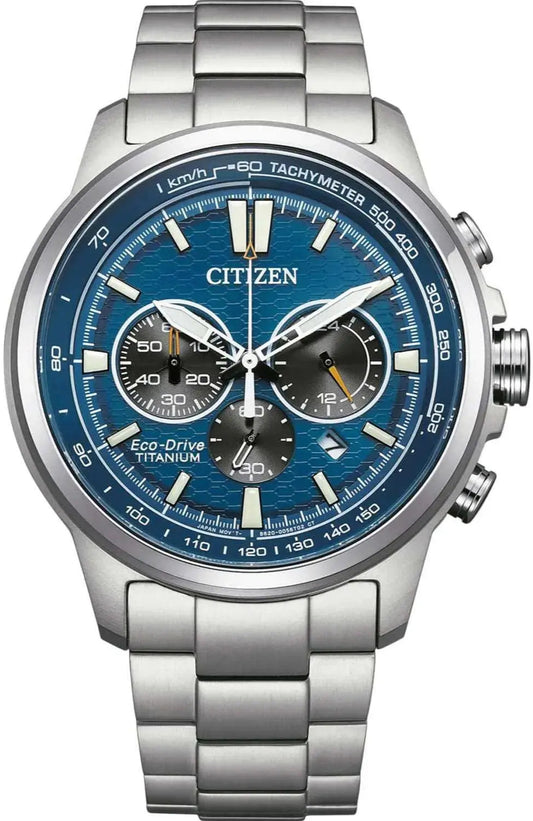 Citizen CA4570-88L Eco-Drive Chronograph Titanium Bracelet