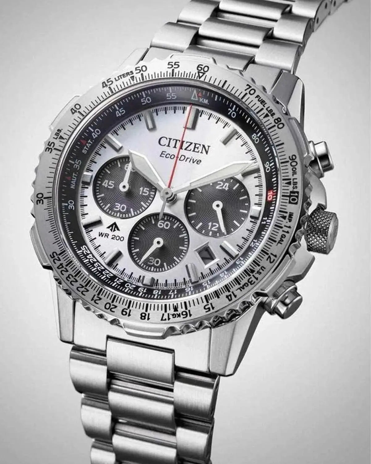 Citizen CA4660-61A Promaster Sky EcoDrive Chronograph  Stainless Steel Bracelet