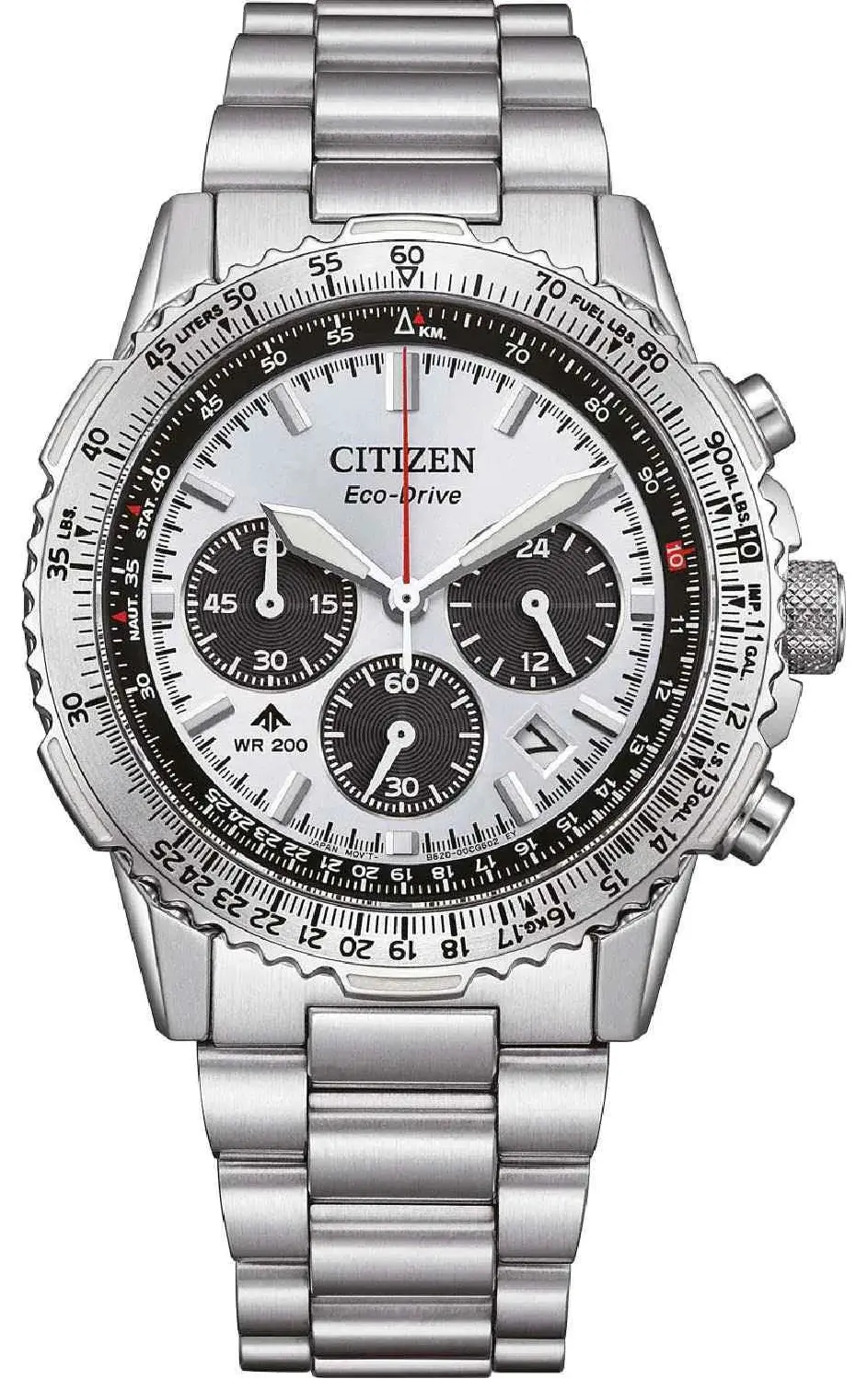 Citizen CA4660-61A Promaster Sky EcoDrive Chronograph  Stainless Steel Bracelet