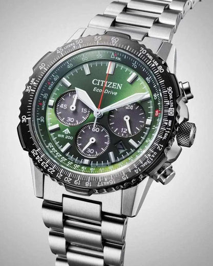 Citizen CA4664-60W Promaster Sky EcoDrive Chronograph  Stainless Steel Bracelet