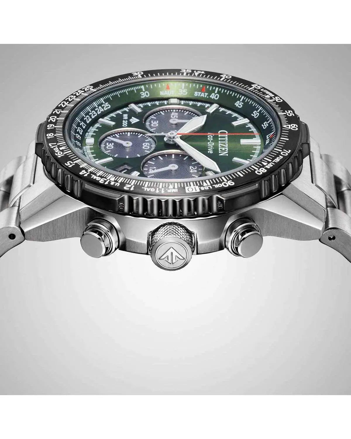Citizen CA4664-60W Promaster Sky EcoDrive Chronograph  Stainless Steel Bracelet