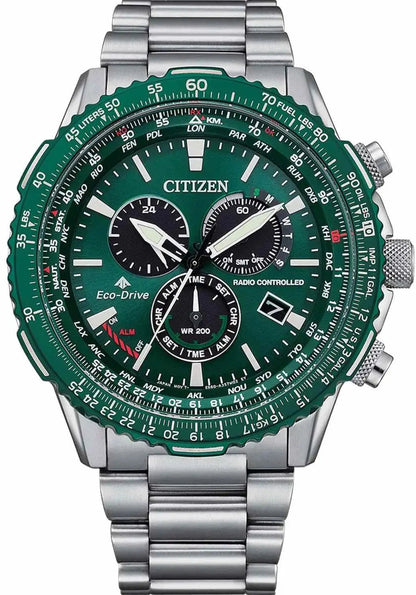 Citizen CB5004-59W Promaster Eco-Drive RadioControlled Stainless Steel Bracelet