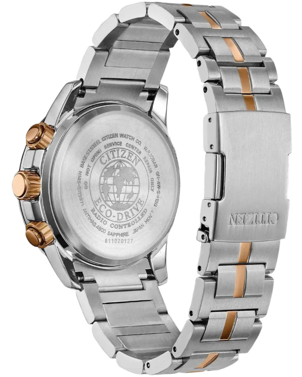 Citizen CB5886-58H RadioControlled Eco-Drive Two Tone Stainless Steel Bracelet