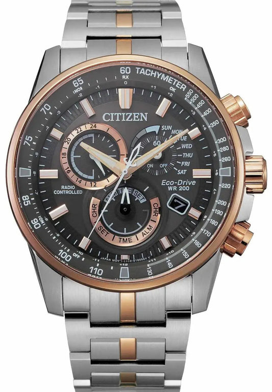 Citizen CB5886-58H RadioControlled Eco-Drive Two Tone Stainless Steel Bracelet