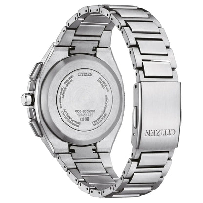 Citizen CC4104-53E Attesa Satellite Wave EcoDrive Chronograph Titanium Bracelet Citizen