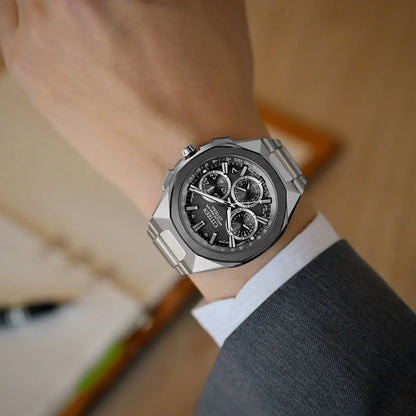 Citizen CC4104-53E Attesa Satellite Wave EcoDrive Chronograph Titanium Bracelet