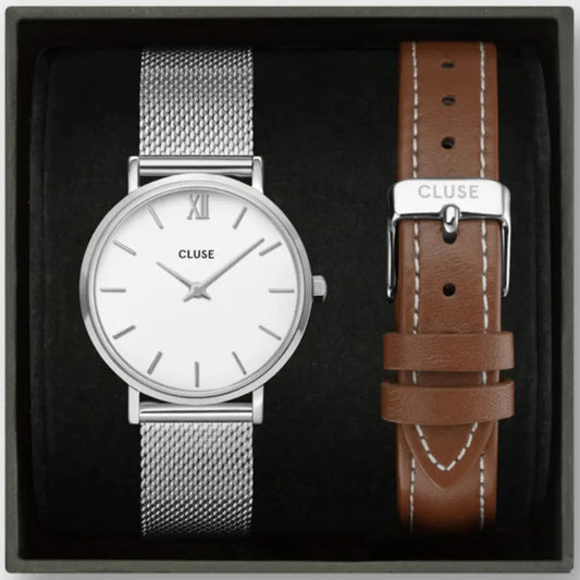 Cluse CG10207 Minuit Stainless Steel Bracelet Gift Box