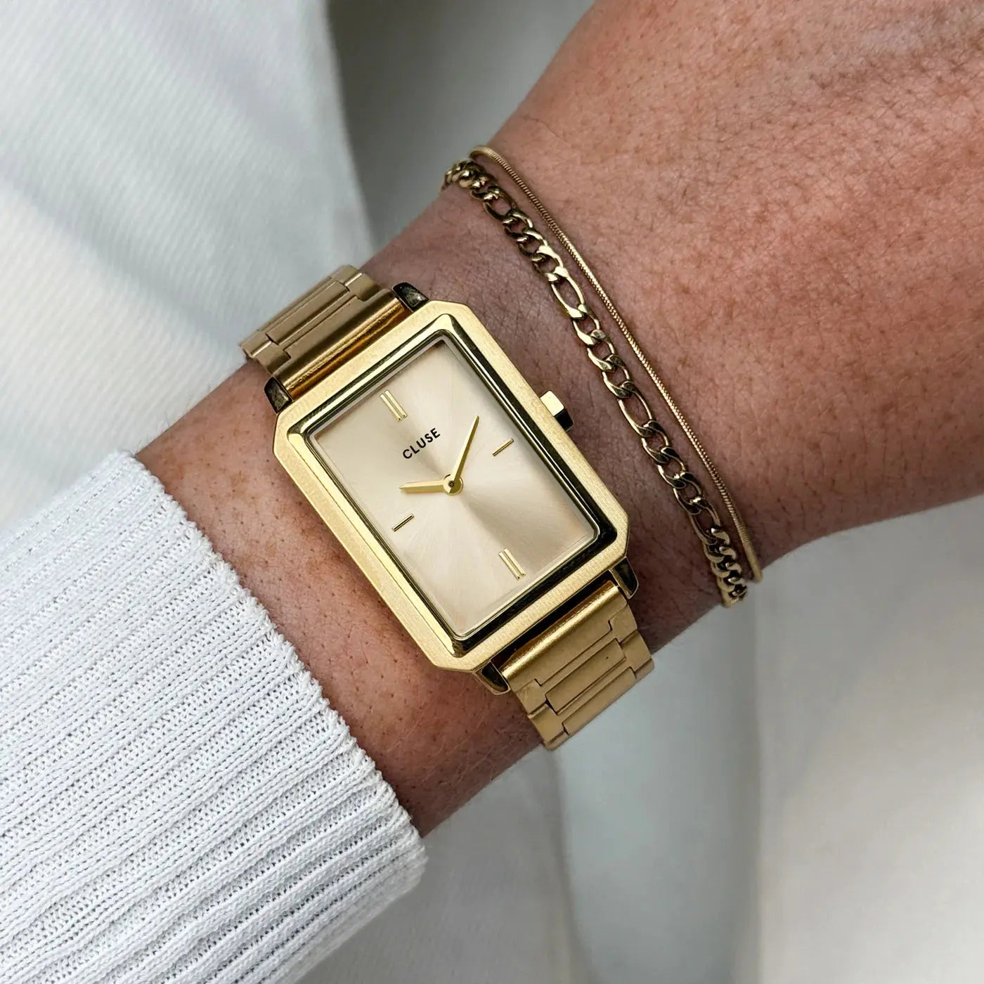 Cluse CG11507 Fluette Gold Stainless Steel Bracelet Gift Box