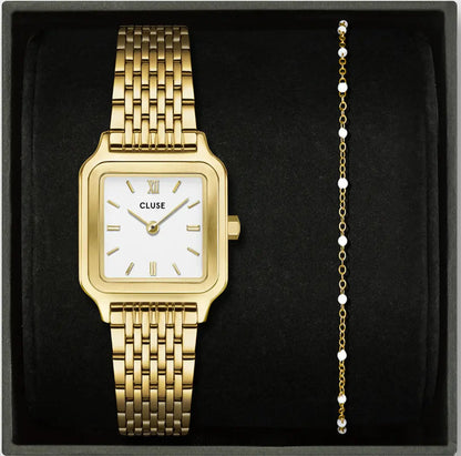 Cluse CG11804 Gracieuse Petite Gold Stainless Steel Bracelet Gift Box