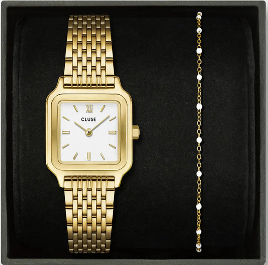 Cluse CG11804 Gracieuse Petite Gold Stainless Steel Bracelet Gift Box