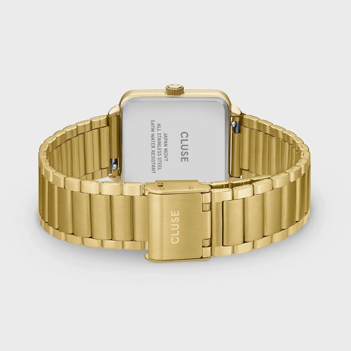 Cluse CG13801 La Tétragone Multifunction Gold Stainless Steel Bracelet Gift Box