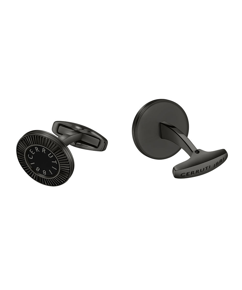 Cerruti CIAGC2127401 Knot Cufflinks in Brown Steel