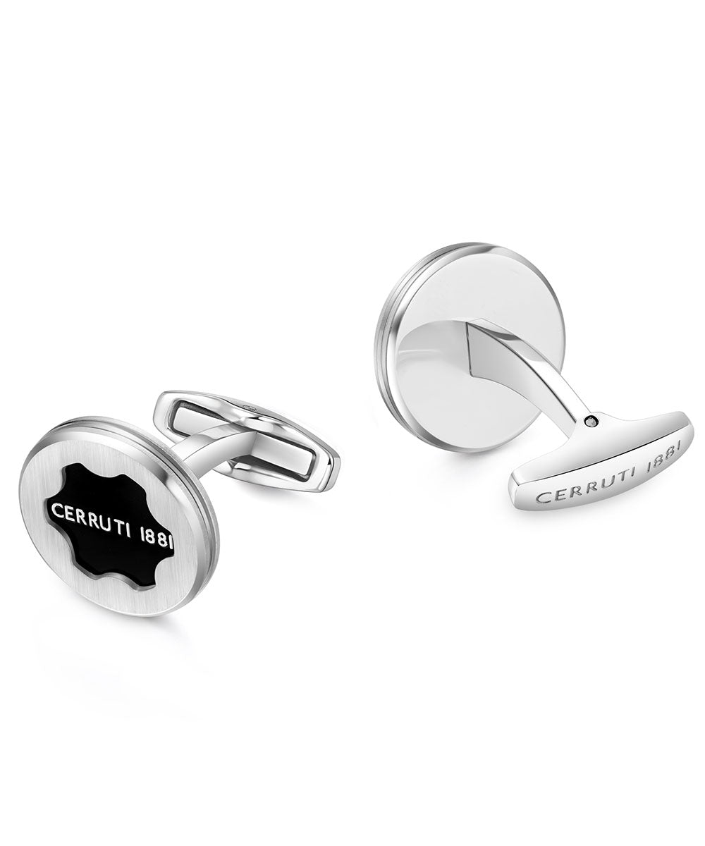 Cerruti CIAGC2127401 Knot Cufflinks in Brown Steel