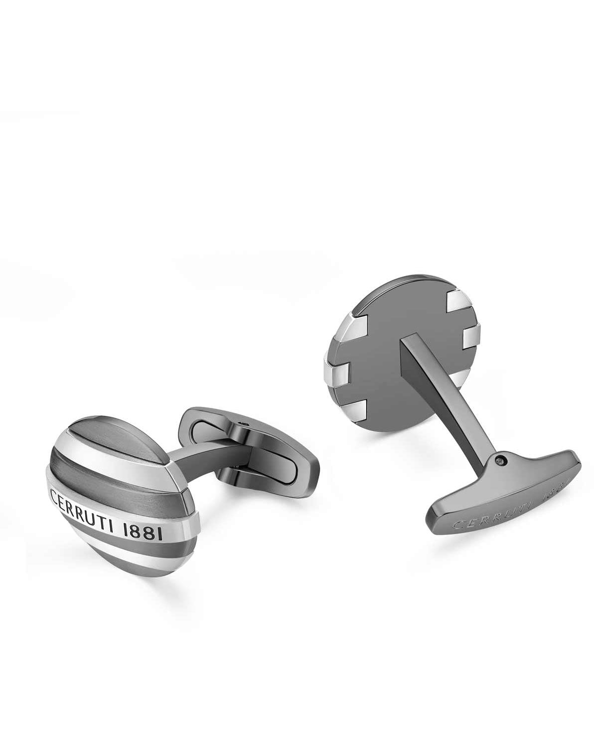 Cerruti CIAGC2127401 Knot Cufflinks in Brown Steel