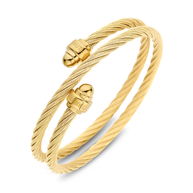 Cerruti CIJLB0000202 Fragancia Bracelet In Gold Plated Steel