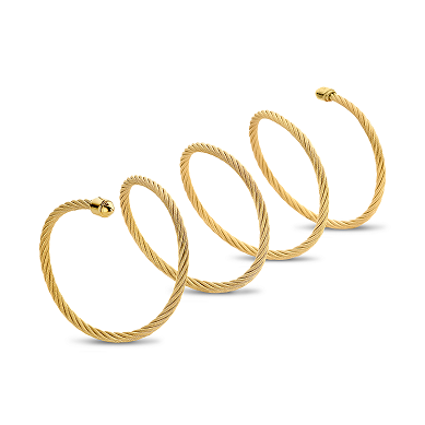 Cerruti CIJLB0000202 Fragancia Bracelet In Gold Plated Steel