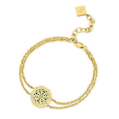 Cerruti CIJLB0000202 Fragancia Bracelet In Gold Plated Steel