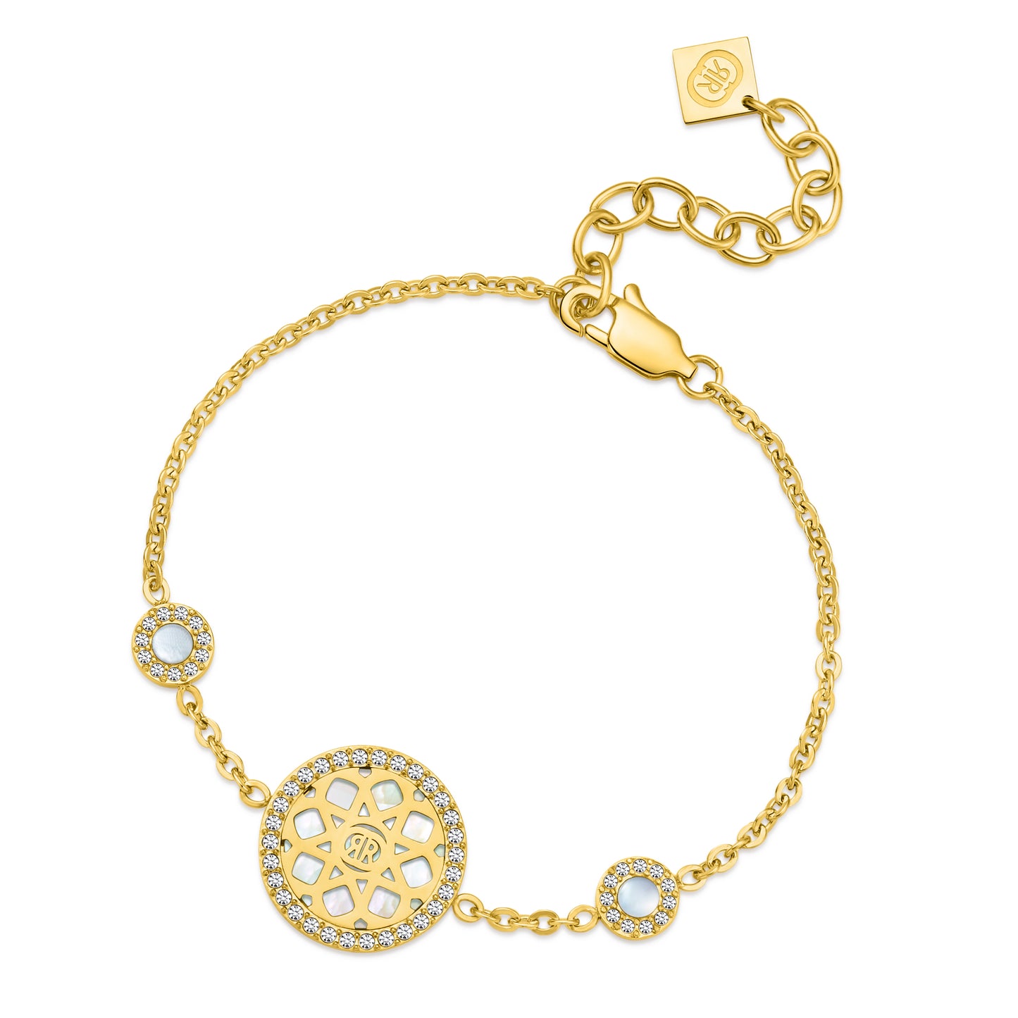 Cerruti CIJLB0000202 Fragancia Bracelet In Gold Plated Steel