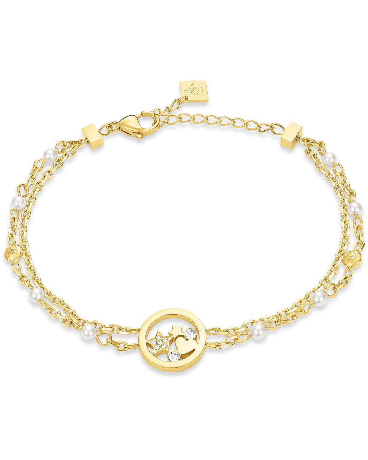 Cerruti CIJLB0000202 Fragancia Bracelet In Gold Plated Steel