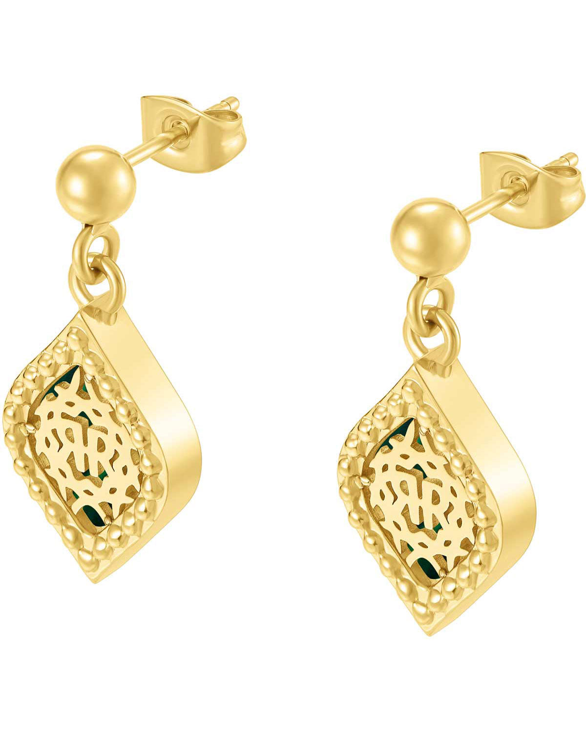 Cerruti CIJLE0000302 Charmu Earrings In Gold Plated Steel