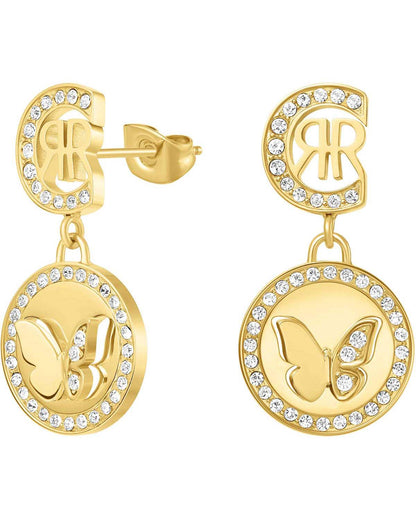 Cerruti CIJLE0000302 Charmu Earrings In Gold Plated Steel