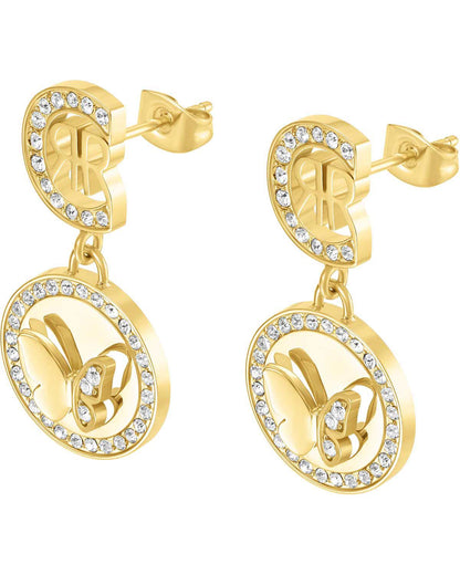 Cerruti CIJLE0000302 Charmu Earrings In Gold Plated Steel