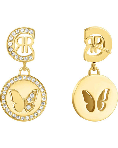 Cerruti CIJLE0000302 Charmu Earrings In Gold Plated Steel