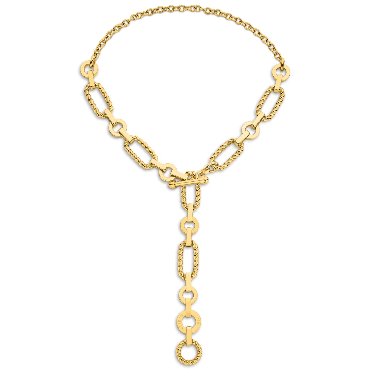 Cerruti CIJLN0000202 Fragancia Gold Plated Steel Necklace