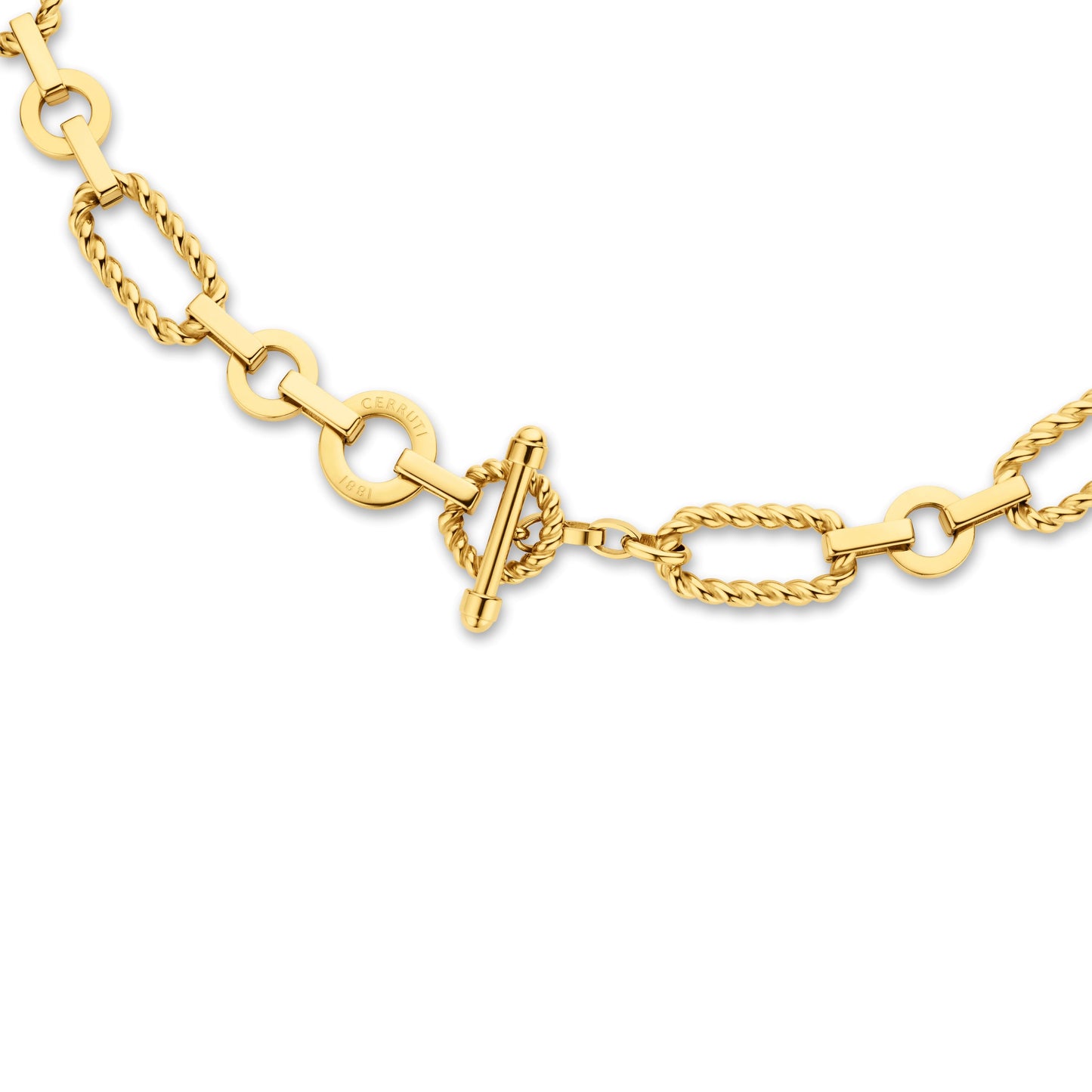 Cerruti CIJLN0000202 Fragancia Gold Plated Steel Necklace