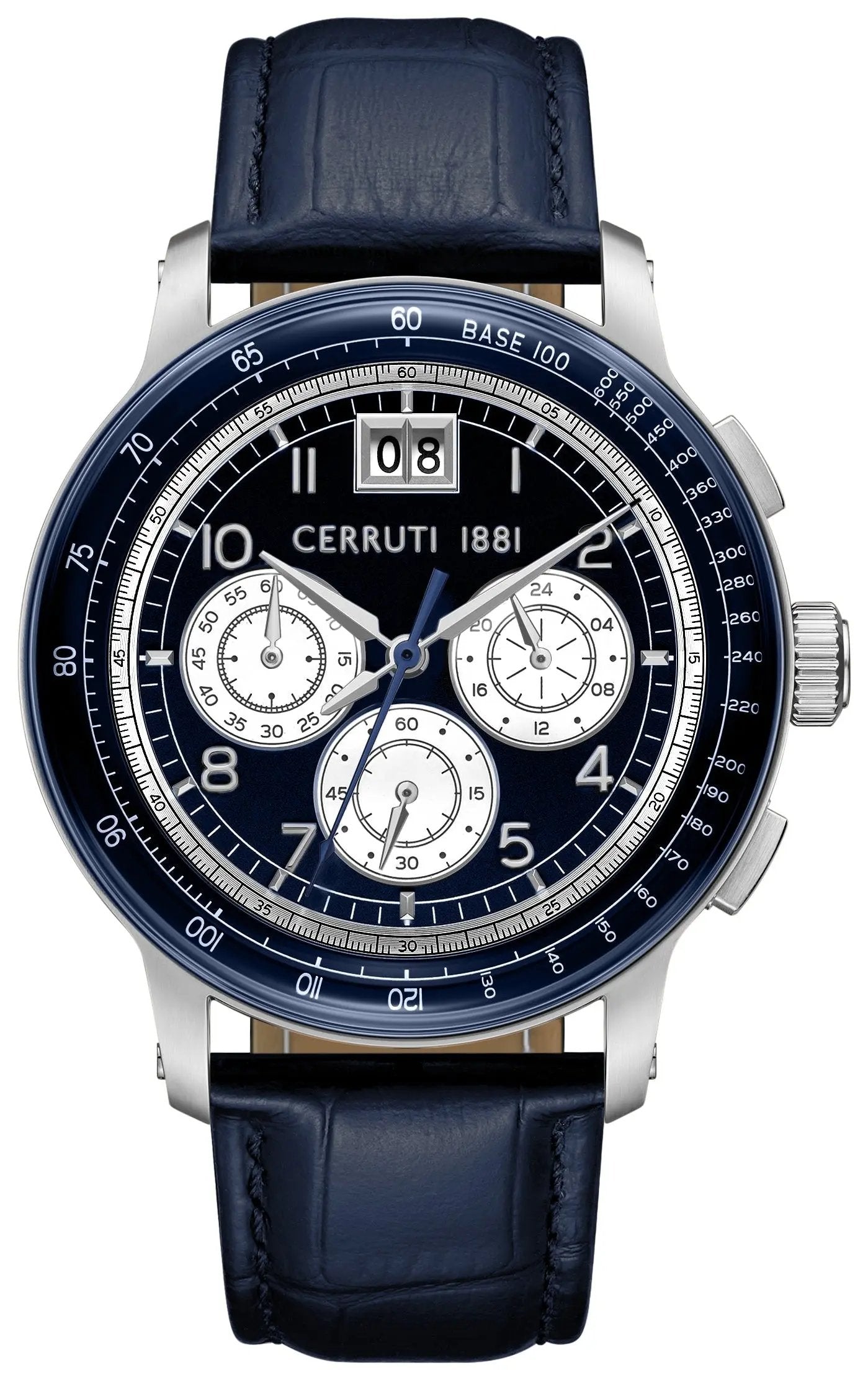 Cerruti CIWGC0084603 Petroio Chronograph Blue Leather Strap