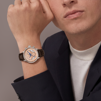 Cerruti CIWGC0110202 Dervio Chronograph Brown Leather Strap