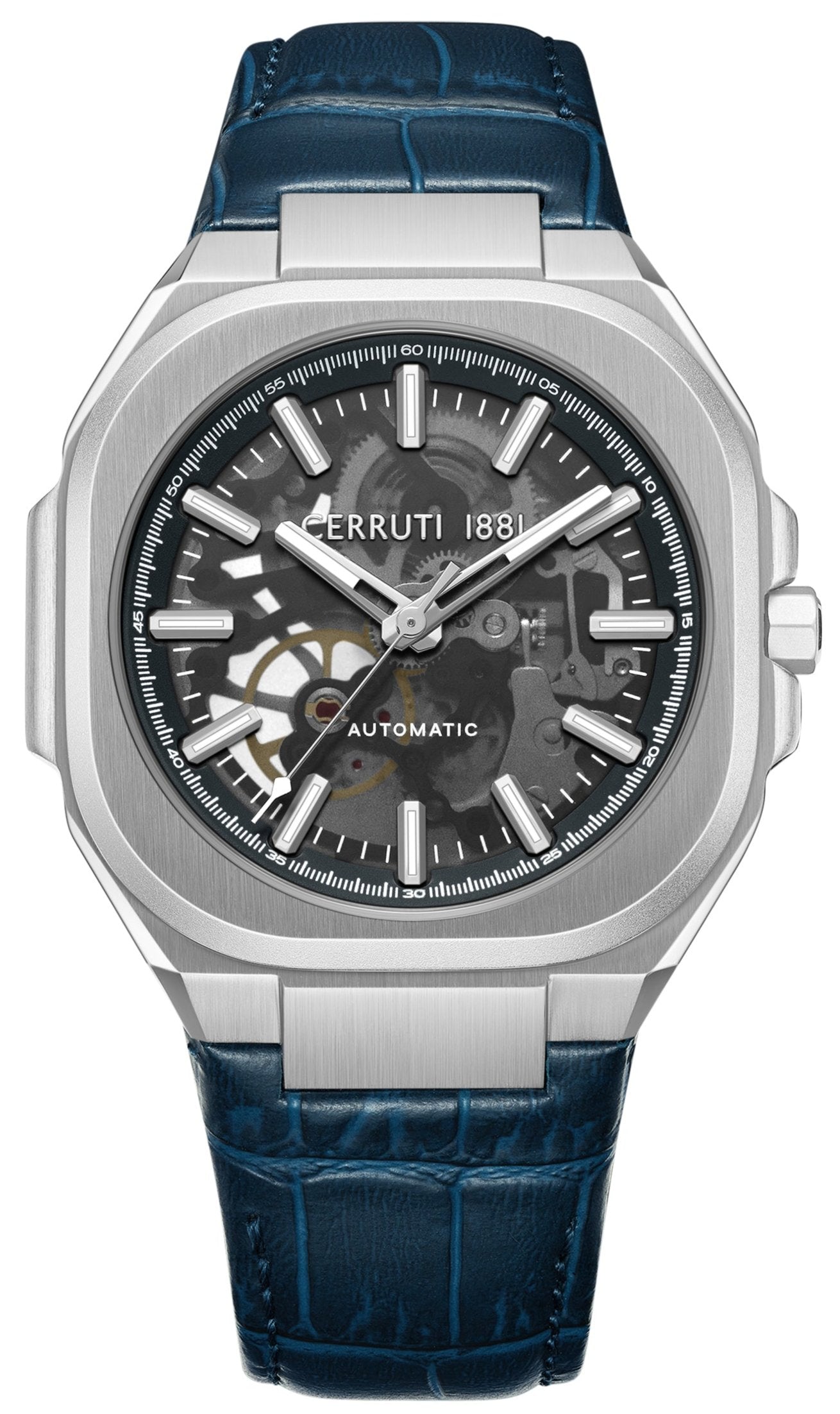 Cerruti CIWGE0050203 Leadri Automatic Blue Leather Strap