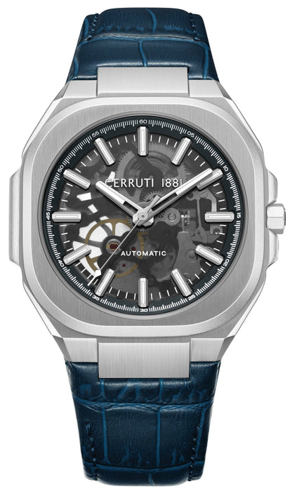 Cerruti CIWGE0050203 Leadri Automatic Blue Leather Strap