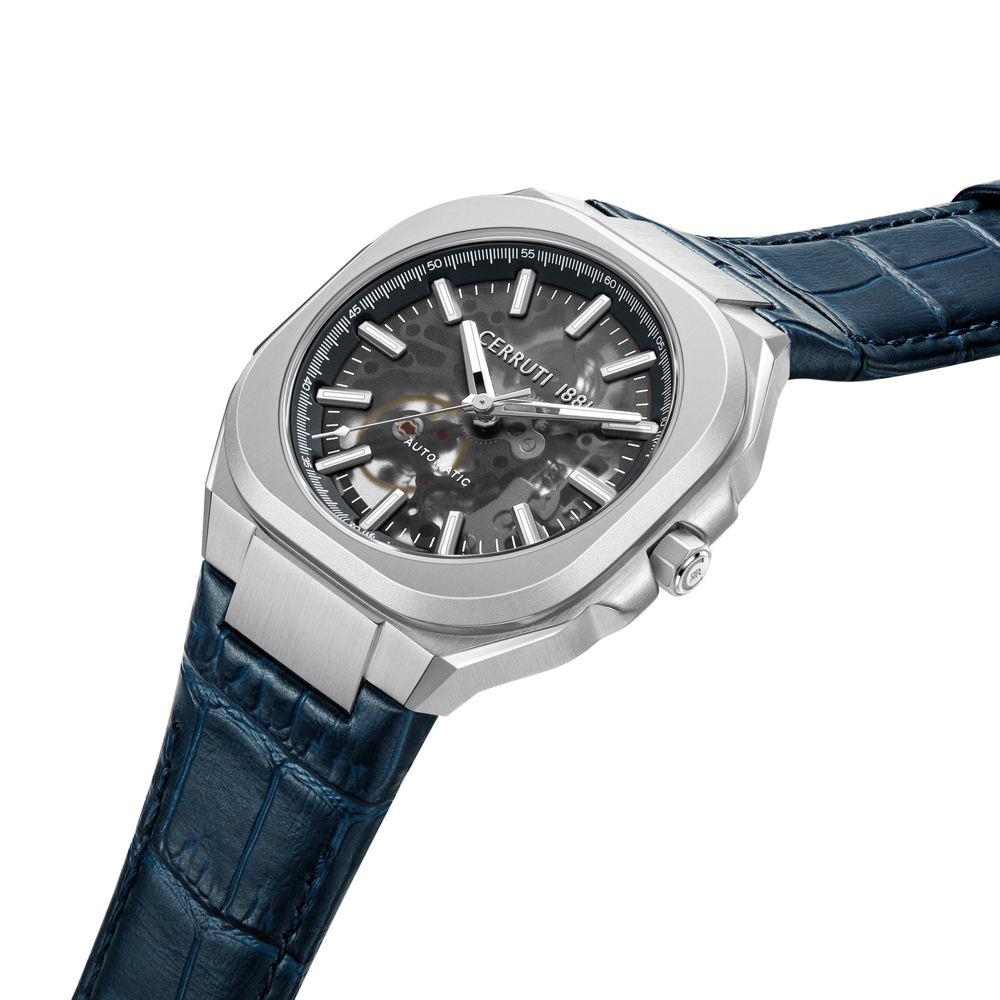 Cerruti CIWGE0050203 Leadri Automatic Blue Leather Strap