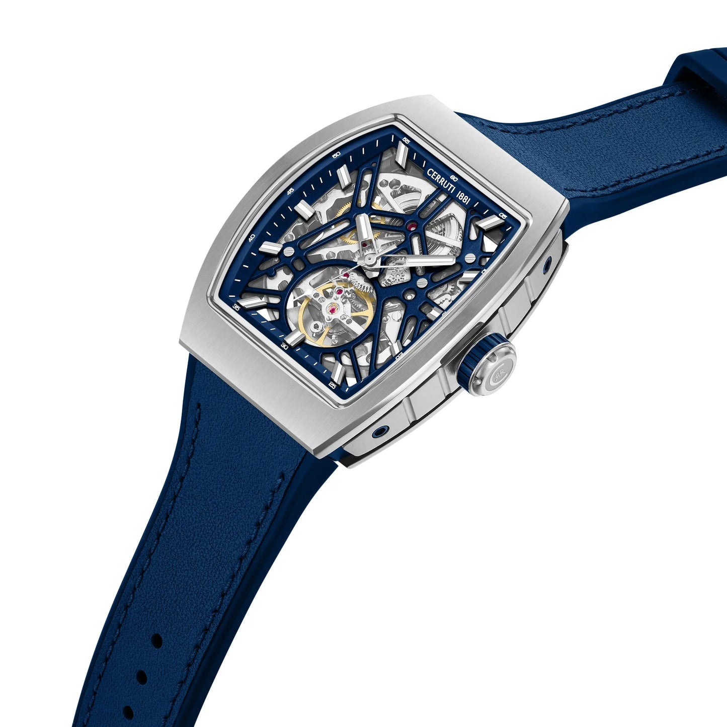 Cerruti CIWGE0095802 Calliano Automatic Blue Leather Strap