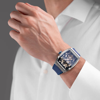 Cerruti CIWGE0095802 Calliano Automatic Blue Leather Strap